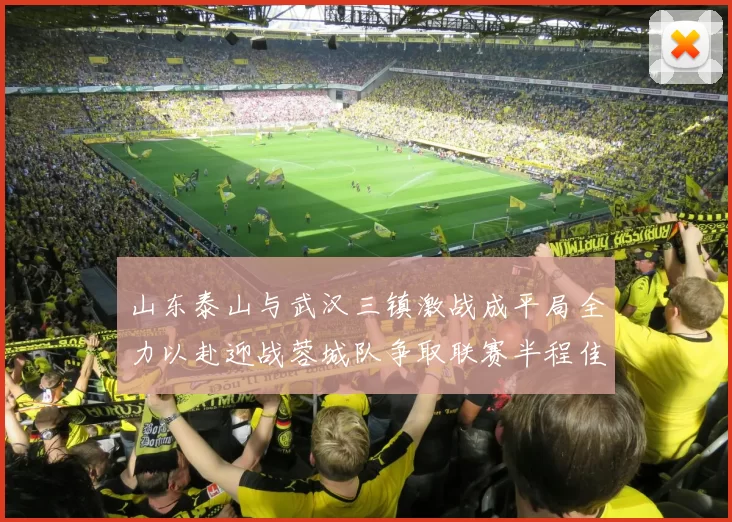 山东泰山与武汉三镇激战成平局全力以赴迎战蓉城队争取联赛半程佳绩